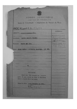 Dissídio Individual Nº 771/63