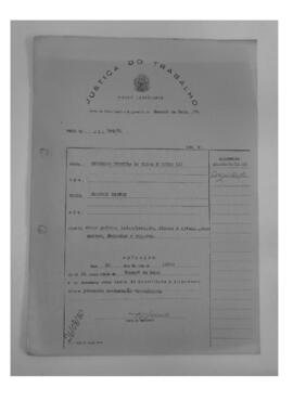 Dissídio Individual Nº 544/80