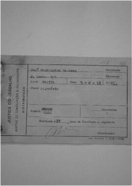 Dissídio Individual  N° 147/53