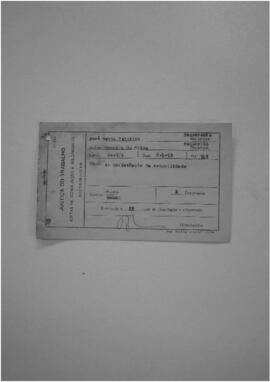 Dissídio Individual  N° 29/53