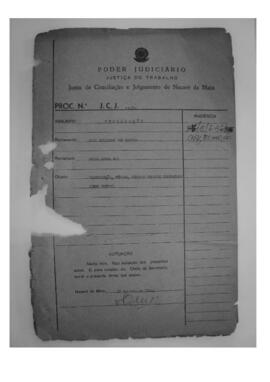 Dissídio Individual Nº 535/64