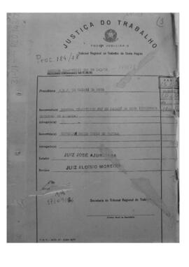 Dissídio Individual Nº 184/78