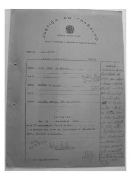 Dissídio Individual Nº 166/76