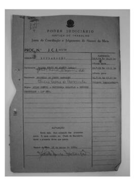 Dissídio Individual Nº 417/64