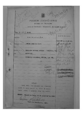 Dissídio Individual Nº 60/69