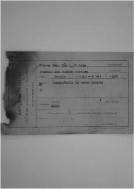 Dissídio Individual  N° 200/53