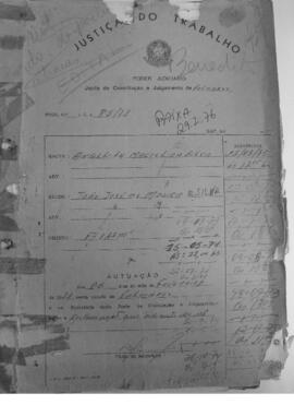 Dissídio Individual Nº 85/73