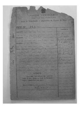 Dissídio Individual Nº 898/63
