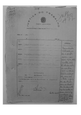 Dissídio Individual Nº 140/77