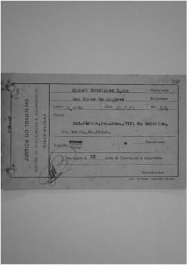 Dissídio Individual  N° 212/53