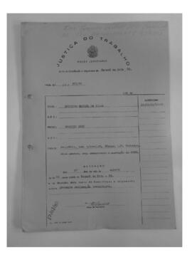 Dissídio Individual Nº 577/80