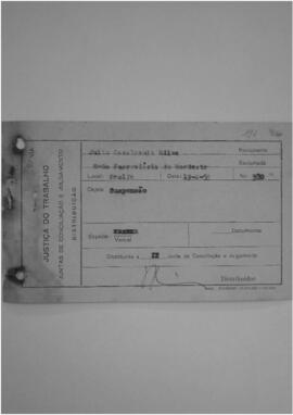 Dissídio Individual  N° 190/53