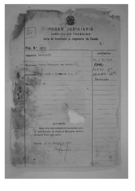 Dissídio Individual Nº 92/64