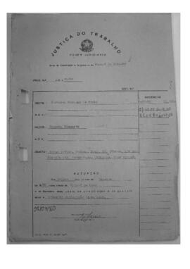 Dissídio Individual Nº 41/80