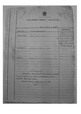 Dissídio Individual Nº 197/67