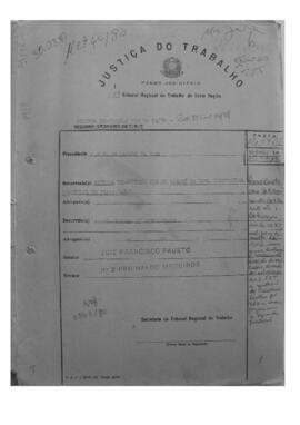 Dissídio Individual Nº 64/78