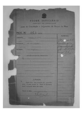Dissídio Individual Nº 601/64