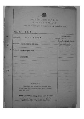 Dissídio Individual Nº 81/63