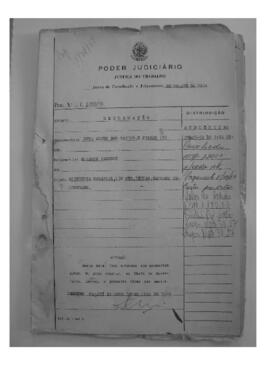Dissídio Individual Nº 252/69