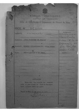 Dissídio Individual Nº 154/66