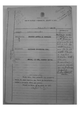 Dissídio Individual Nº 190/67