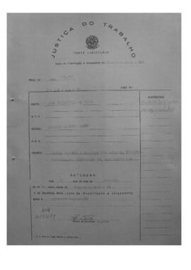 Dissídio Individual Nº 290/76