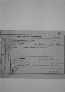 Dissídio Individual  N° 136/53