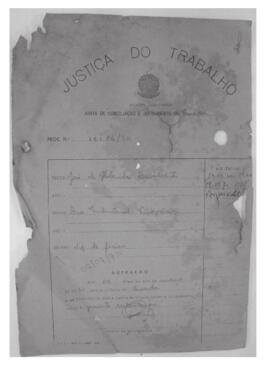Dissídio Individual Nº 86/70