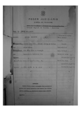 Dissídio Individual Nº 38/66