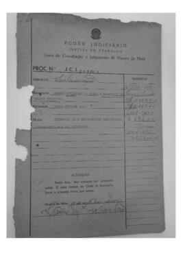 Dissídio Individual Nº 657/63