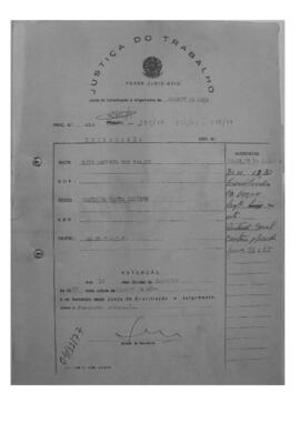 Dissídio Individual Nº 279/77