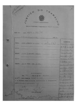 Dissídio Individual Nº 266/76