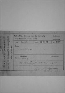Dissídio Individual  N° 1624/51