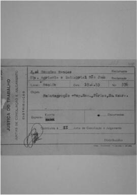 Dissídio Individual  N° 188/53