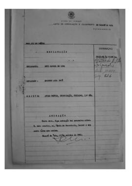 Dissídio Individual Nº 707/66