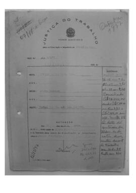 Dissídio Individual Nº 139/77
