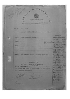 Dissídio Individual Nº 50/78