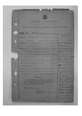 Dissídio Individual Nº 196/64