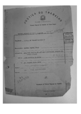 Dissídio Individual Nº 119/78