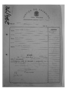 Dissídio Individual Nº 294/78