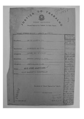 Dissídio Individual Nº 117/77