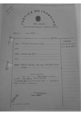 Dissídio Individual Nº 768/80