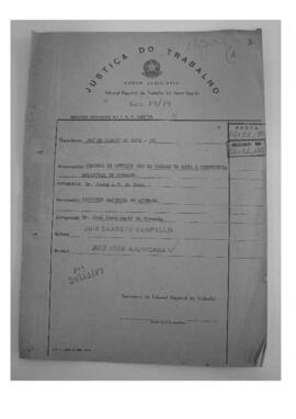 Dissídio Individual Nº 89/79