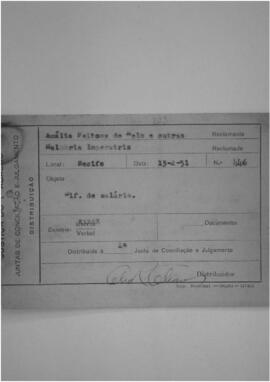 Dissídio Individual  N° 223/51