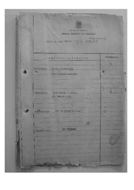 Dissídio Individual Nº 578/64