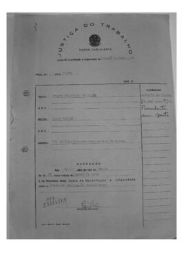 Dissídio Individual Nº 73/79