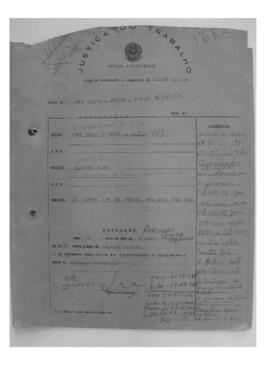 Dissídio Individual Nº 254/76