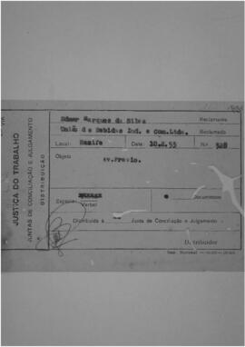 Dissídio Individual  N° 164/53
