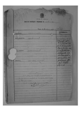 Dissídio Individual Nº 92/67