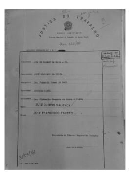 Dissídio Individual Nº 822/80